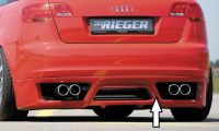 Rear apron rieger tuning fits for Audi A3 8P Sportback