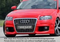 Frontbumper rieger tuning fits for Audi A3 8P Sportback