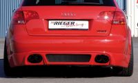 Rear apron rieger tuning fits for Audi A4 B6/B7