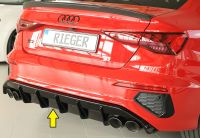 Rieger rear diffuser /rear insert bg fits for Audi A3 GY